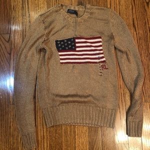 Ralph Lauren American flag sweater